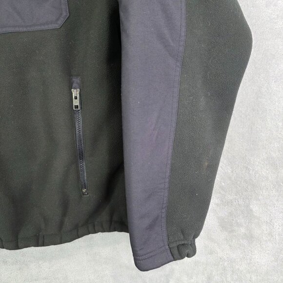 Mens Black The North Face Denali Polartec Fleece Jacket Full Zip Mock Neck L - Picture 4 of 11